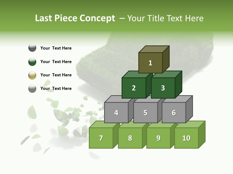 White Leaf Electric PowerPoint Template