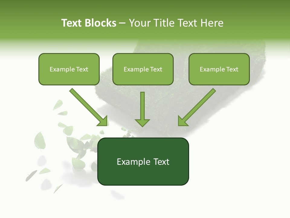 White Leaf Electric PowerPoint Template