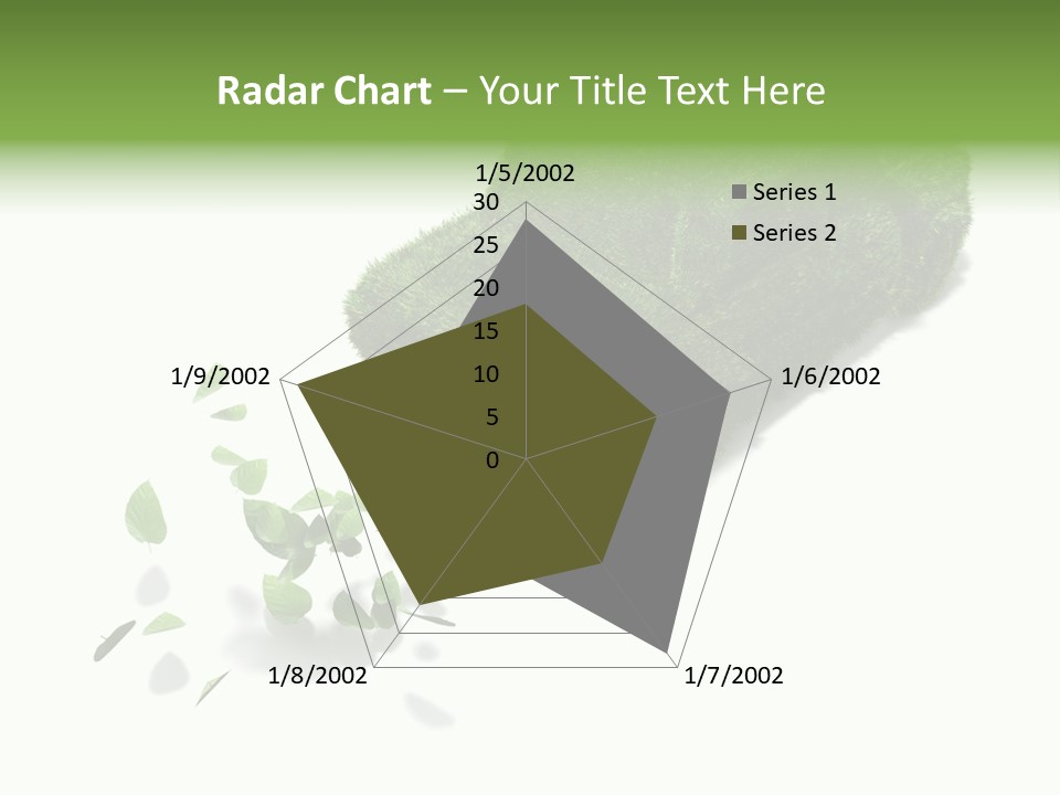 White Leaf Electric PowerPoint Template