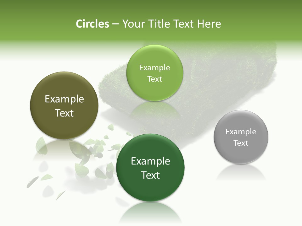 White Leaf Electric PowerPoint Template