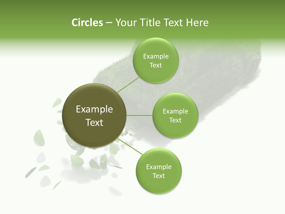 White Leaf Electric PowerPoint Template