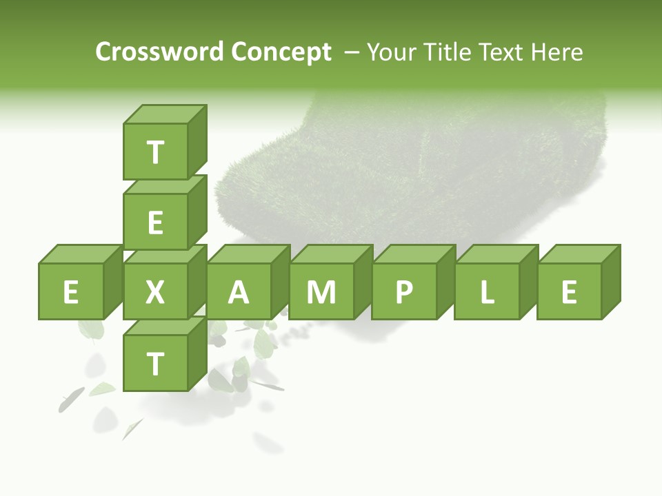 White Leaf Electric PowerPoint Template