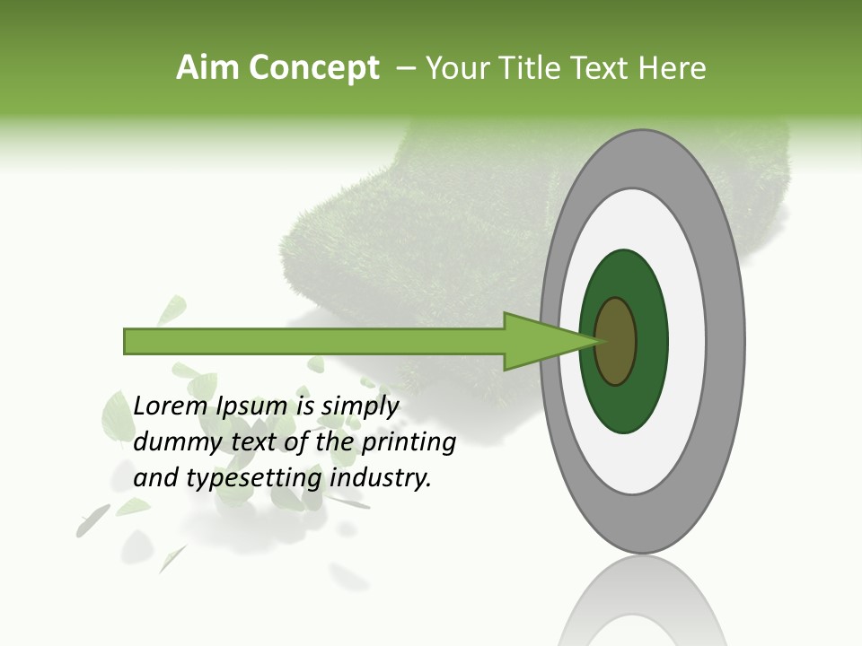 White Leaf Electric PowerPoint Template