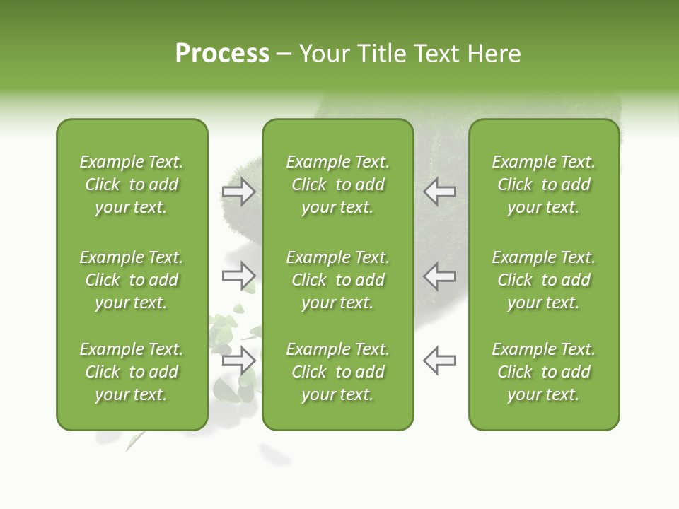 White Leaf Electric PowerPoint Template