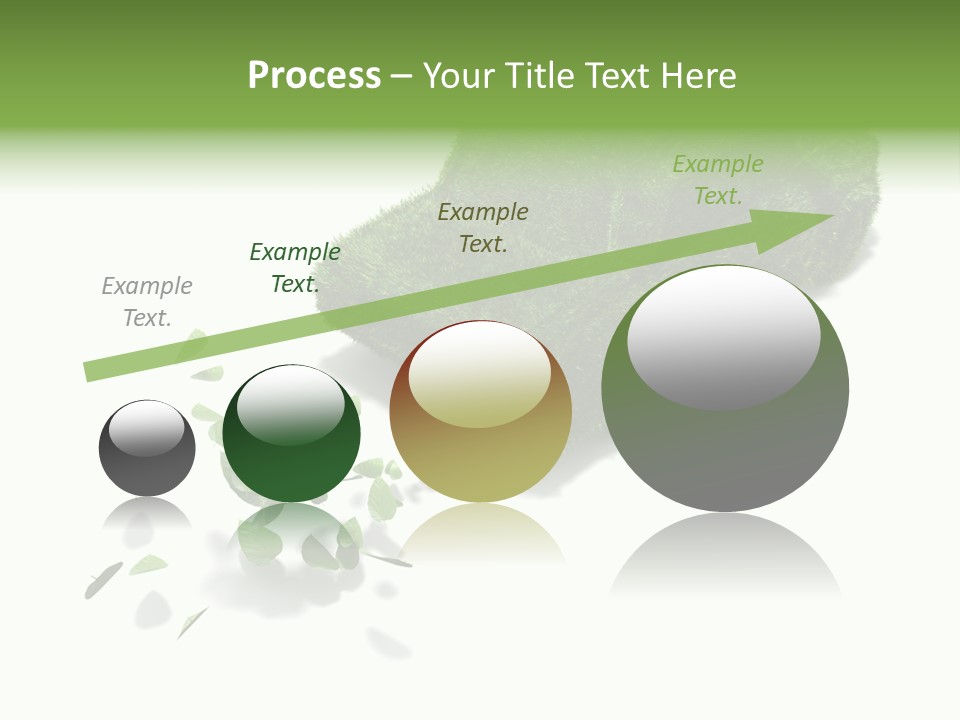 White Leaf Electric PowerPoint Template