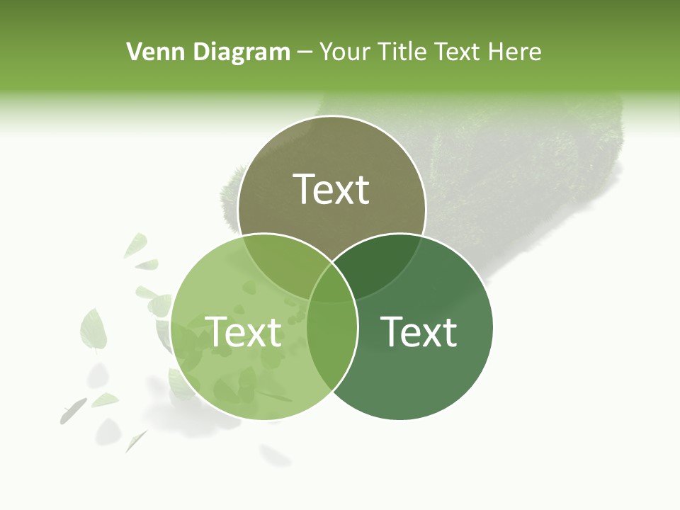 White Leaf Electric PowerPoint Template