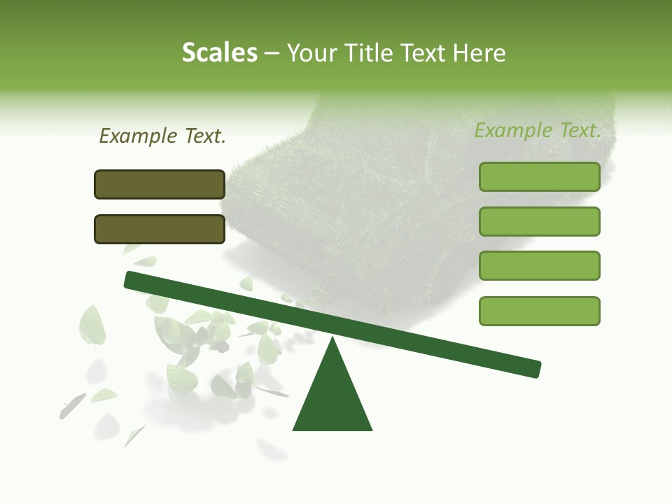 White Leaf Electric PowerPoint Template