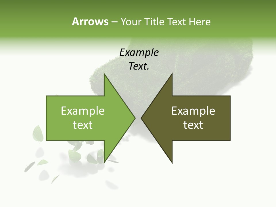 White Leaf Electric PowerPoint Template