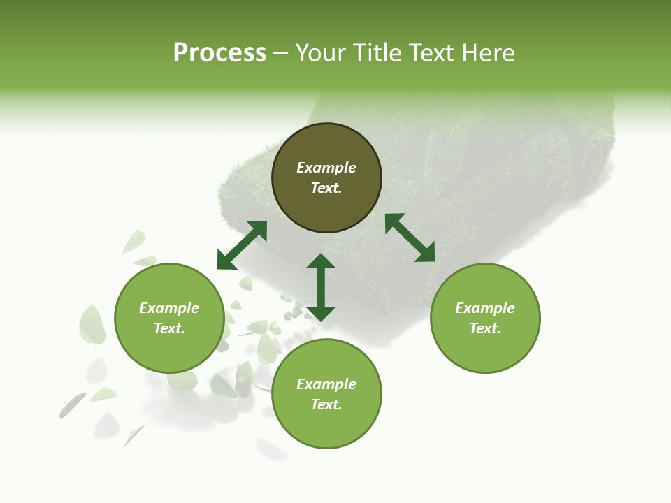 White Leaf Electric PowerPoint Template