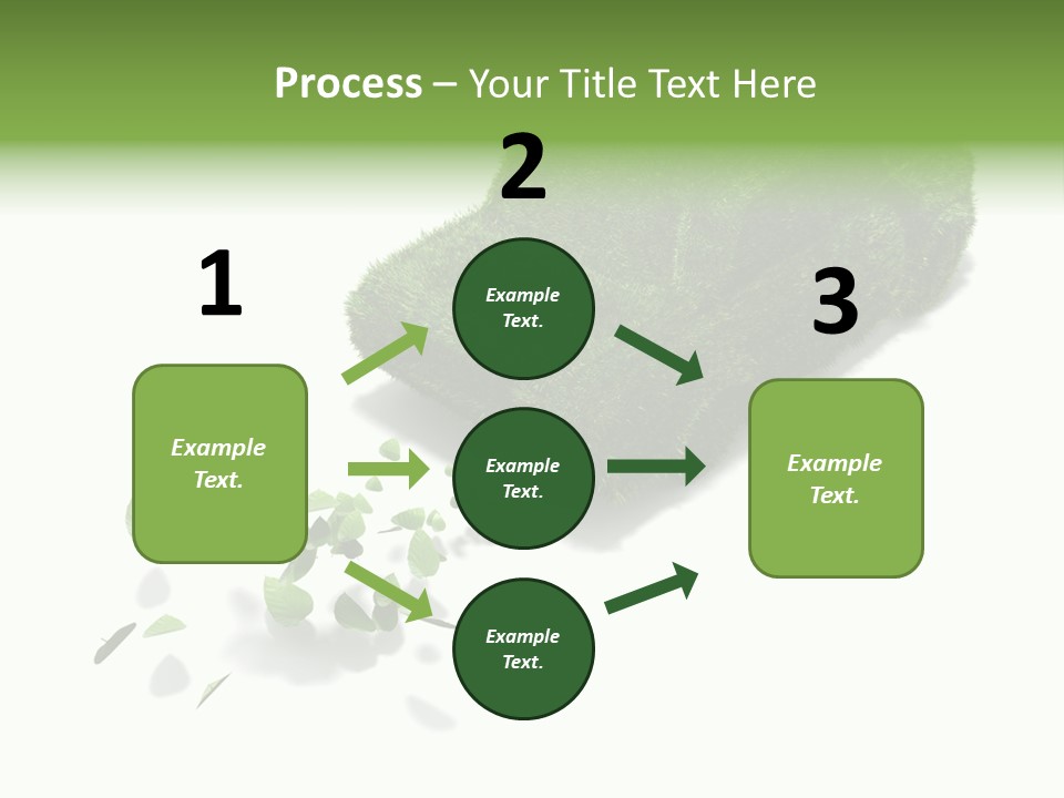 White Leaf Electric PowerPoint Template