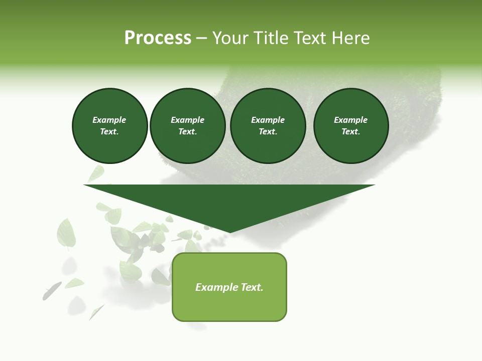 White Leaf Electric PowerPoint Template