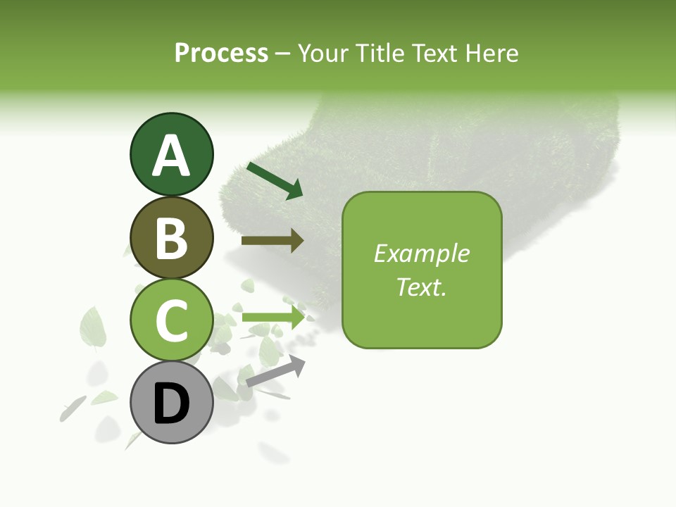 White Leaf Electric PowerPoint Template