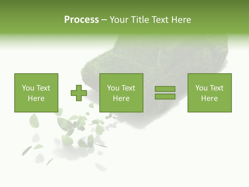 White Leaf Electric PowerPoint Template