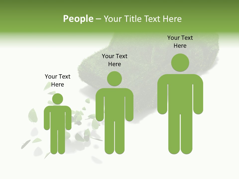 White Leaf Electric PowerPoint Template