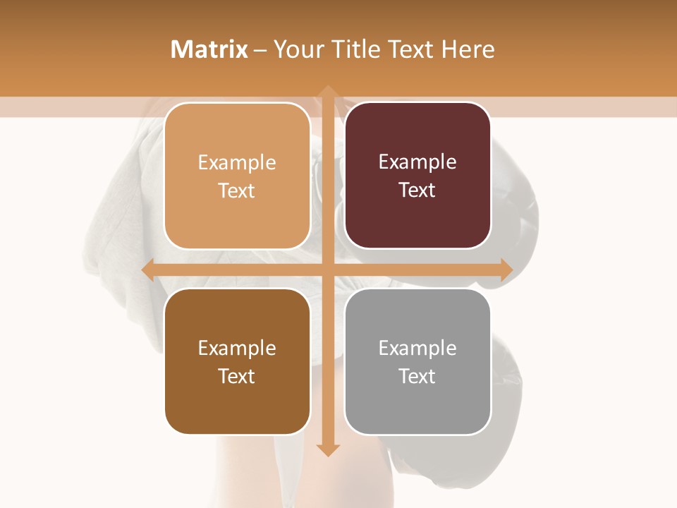 Box Compete Boxer PowerPoint Template