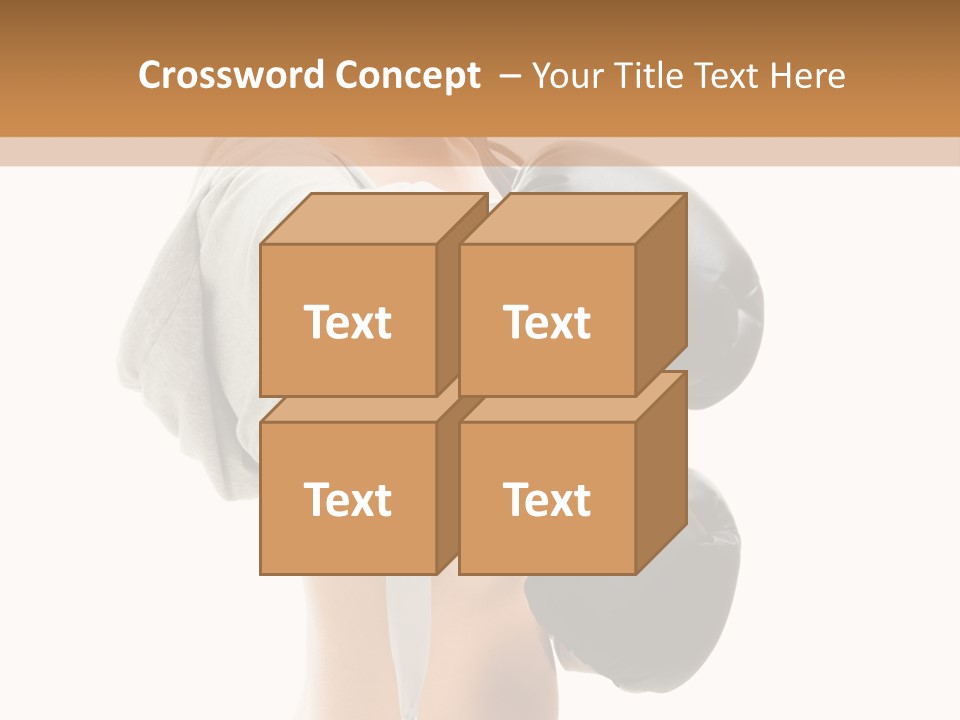 Box Compete Boxer PowerPoint Template