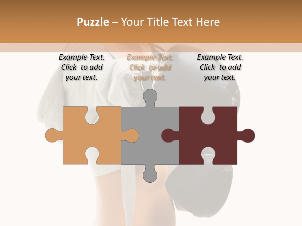 Box Compete Boxer PowerPoint Template