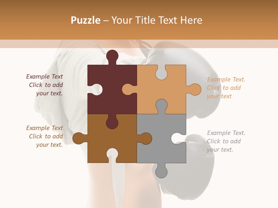 Box Compete Boxer PowerPoint Template