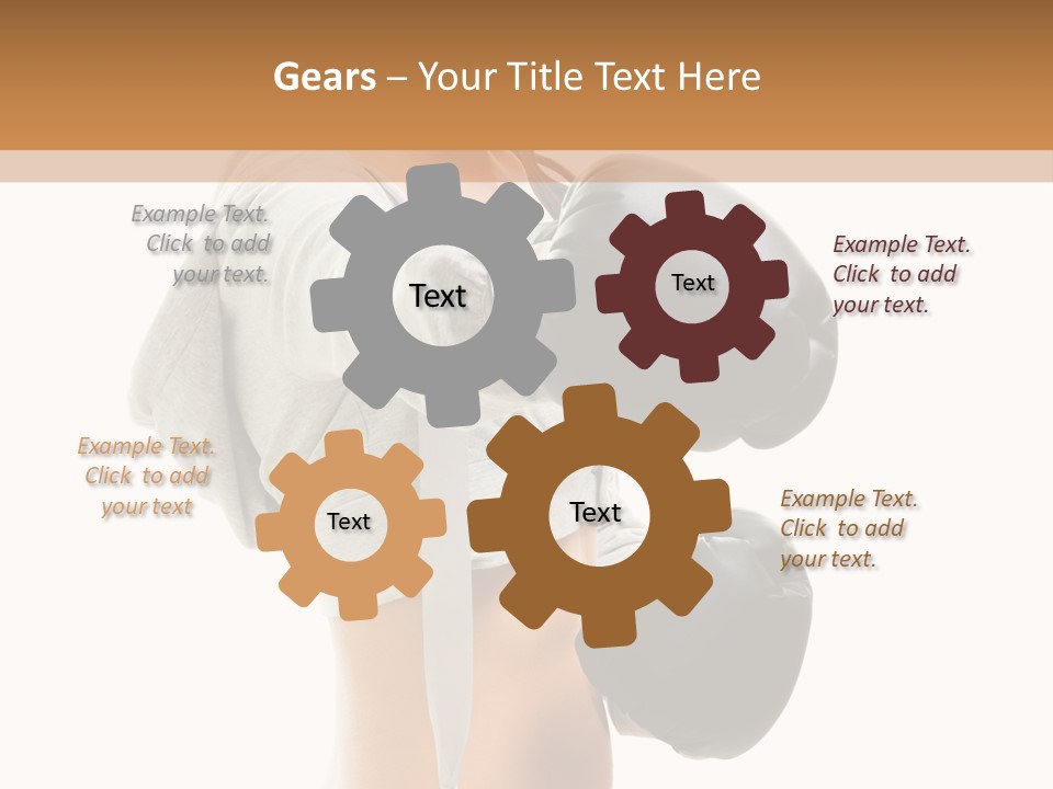 Box Compete Boxer PowerPoint Template