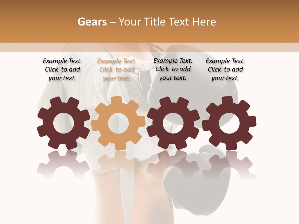 Box Compete Boxer PowerPoint Template