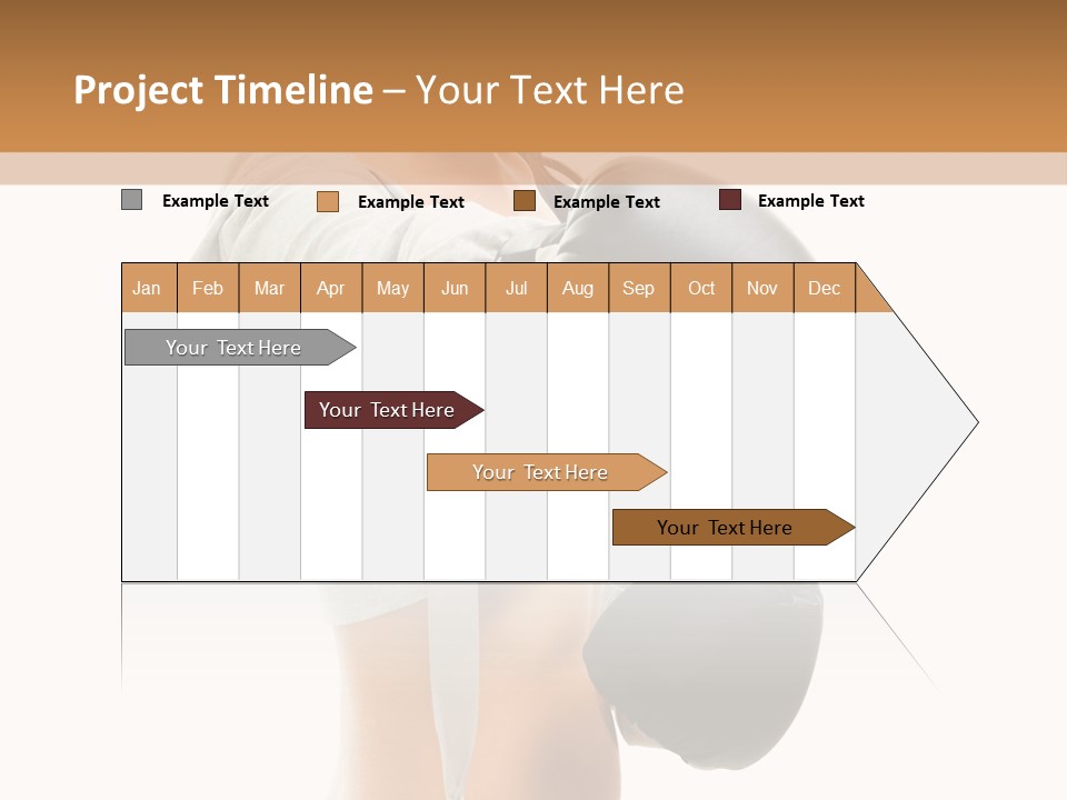 Box Compete Boxer PowerPoint Template