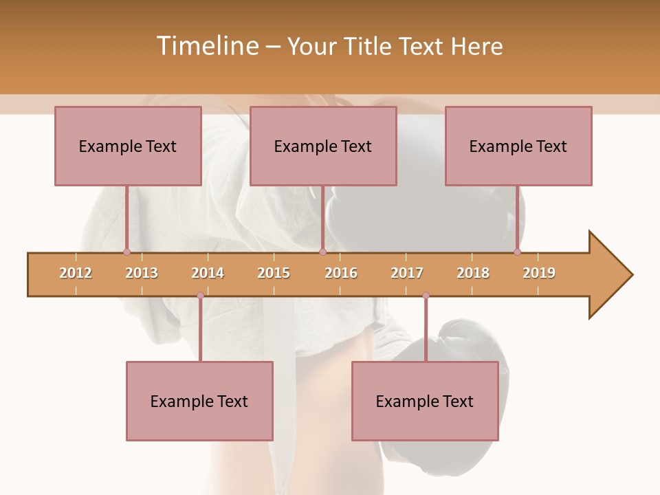 Box Compete Boxer PowerPoint Template