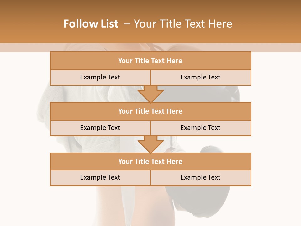 Box Compete Boxer PowerPoint Template