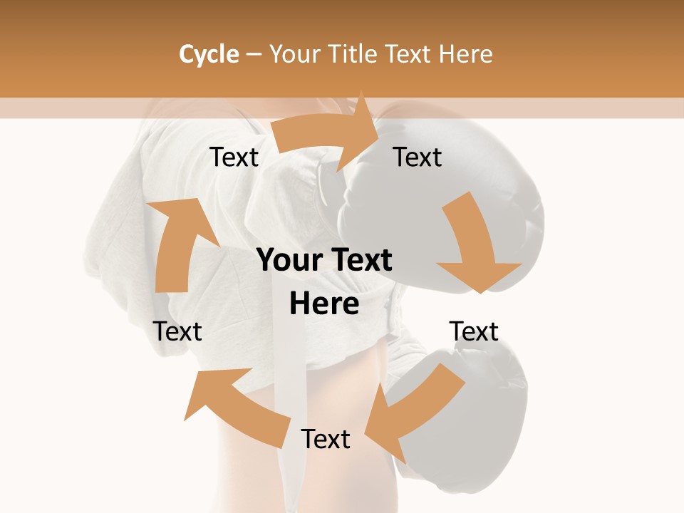 Box Compete Boxer PowerPoint Template