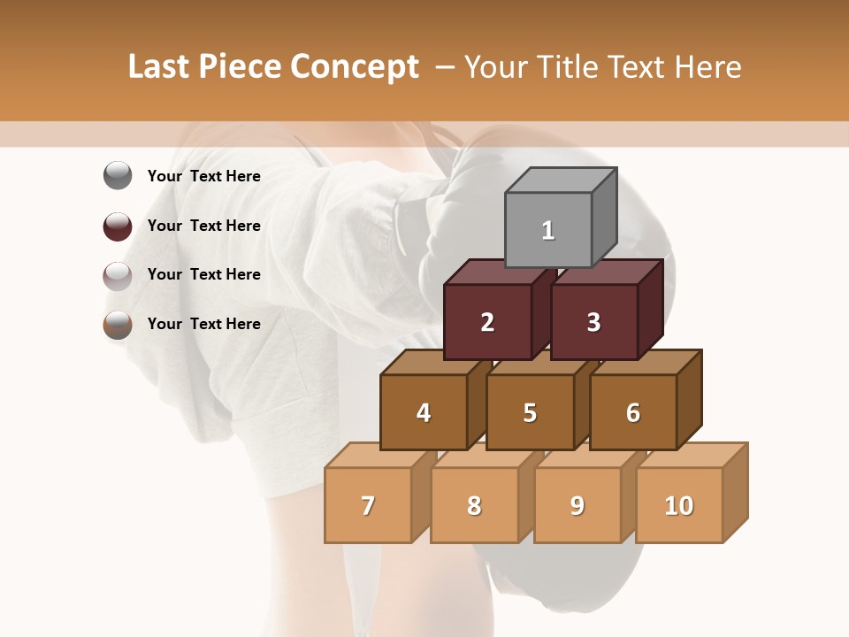 Box Compete Boxer PowerPoint Template