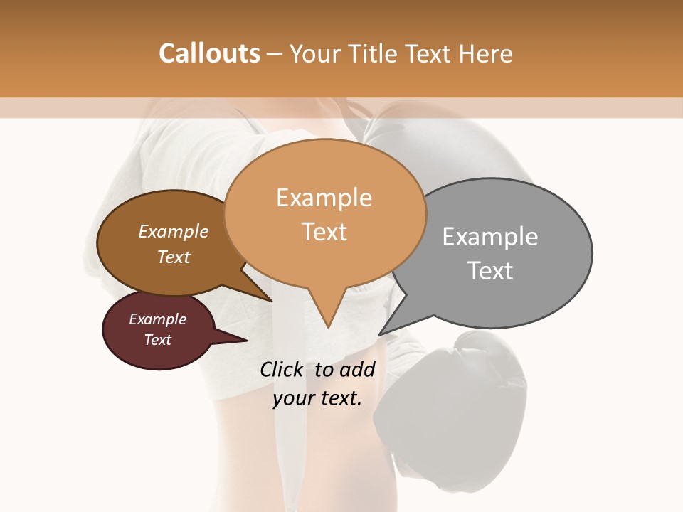 Box Compete Boxer PowerPoint Template