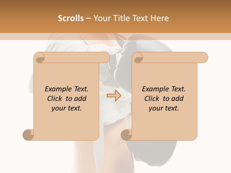 Box Compete Boxer PowerPoint Template