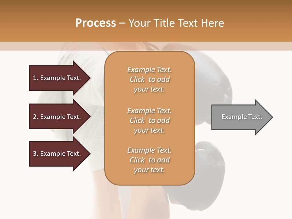 Box Compete Boxer PowerPoint Template