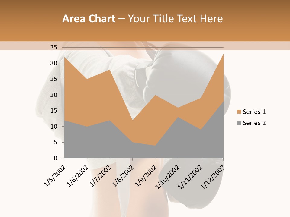 Box Compete Boxer PowerPoint Template