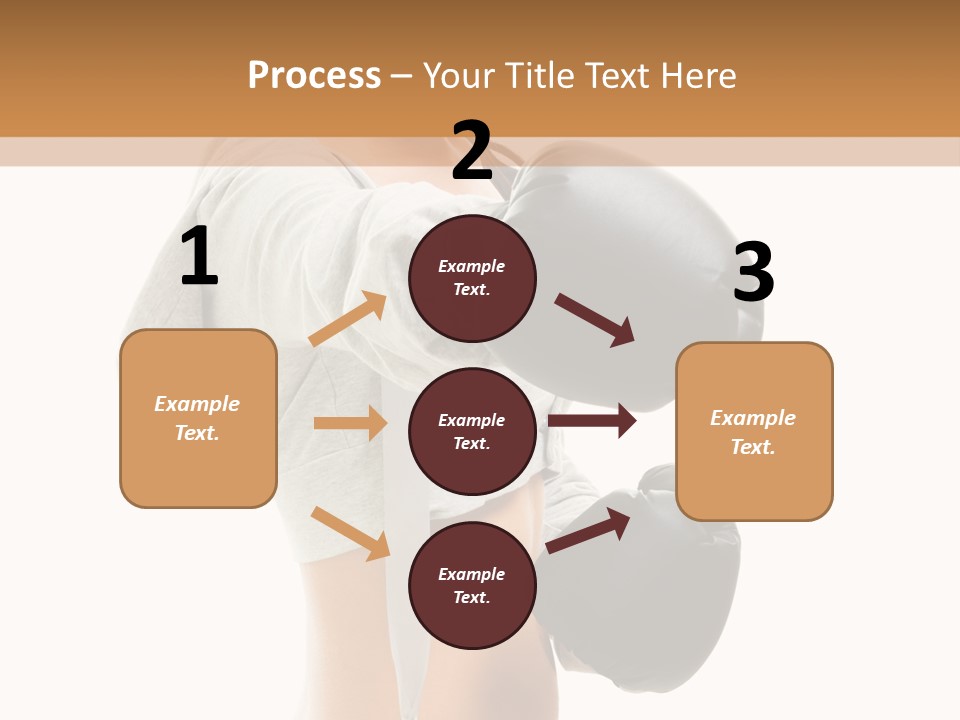 Box Compete Boxer PowerPoint Template