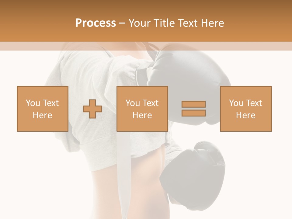 Box Compete Boxer PowerPoint Template