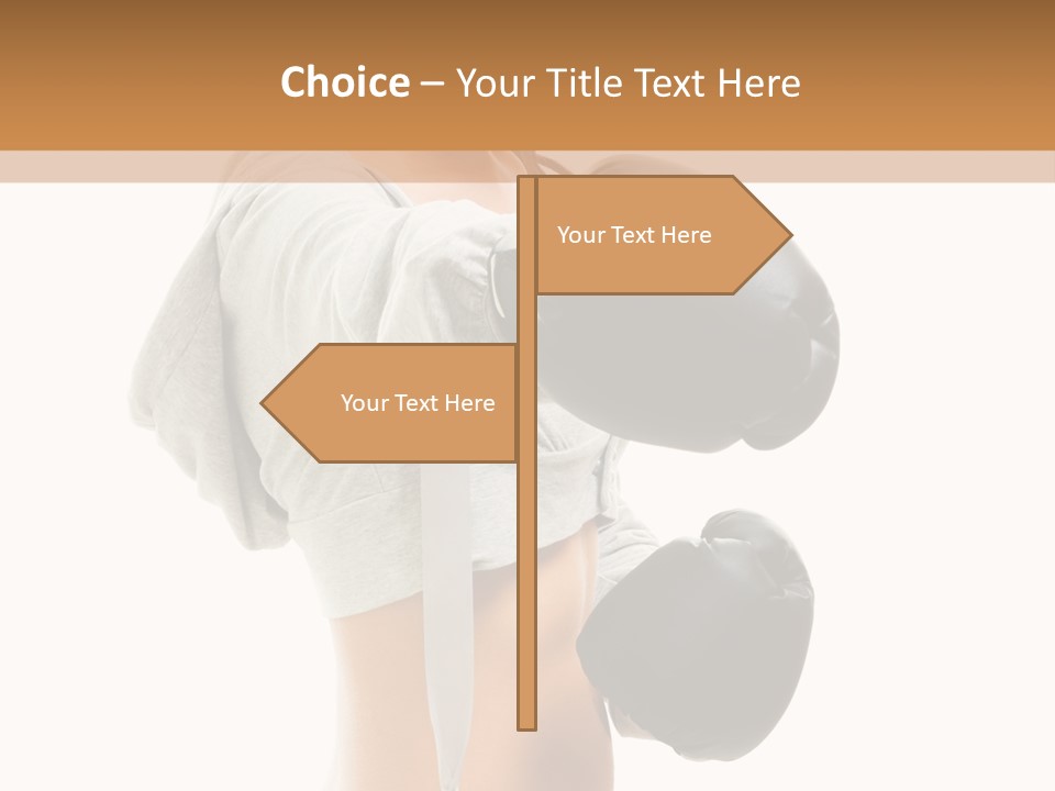 Box Compete Boxer PowerPoint Template