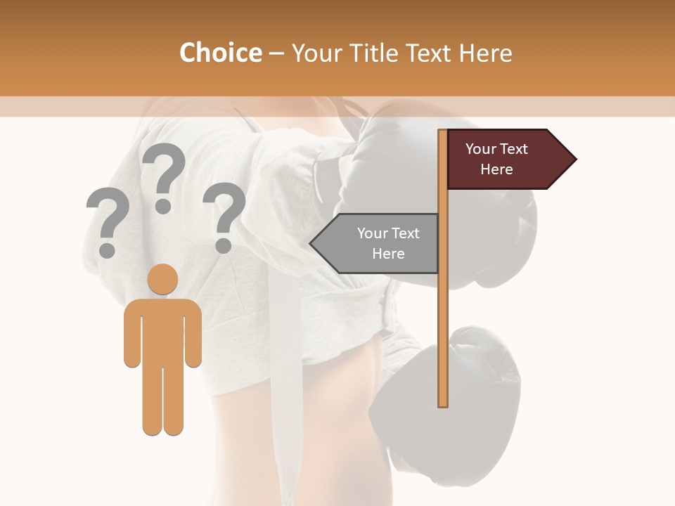 Box Compete Boxer PowerPoint Template