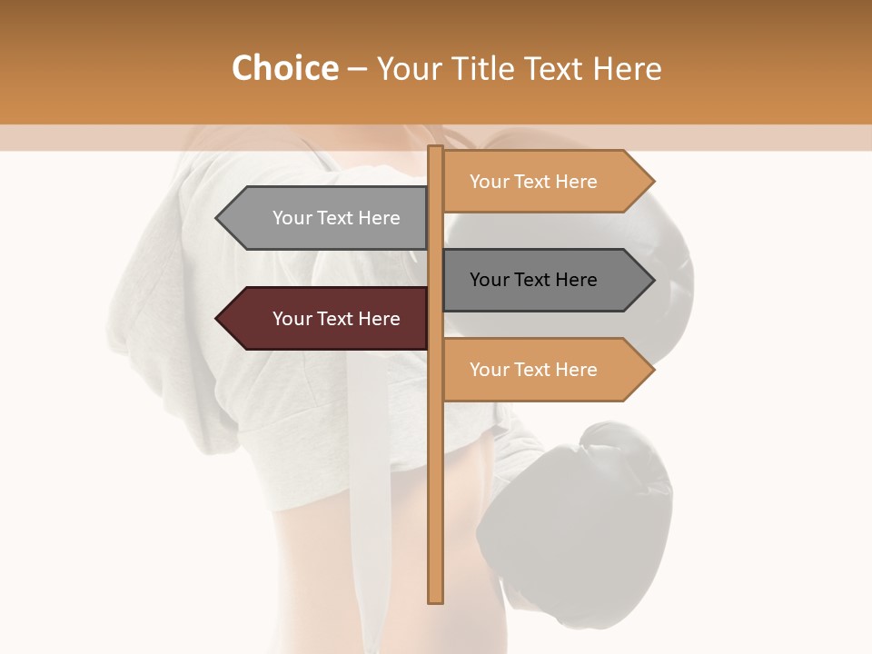 Box Compete Boxer PowerPoint Template