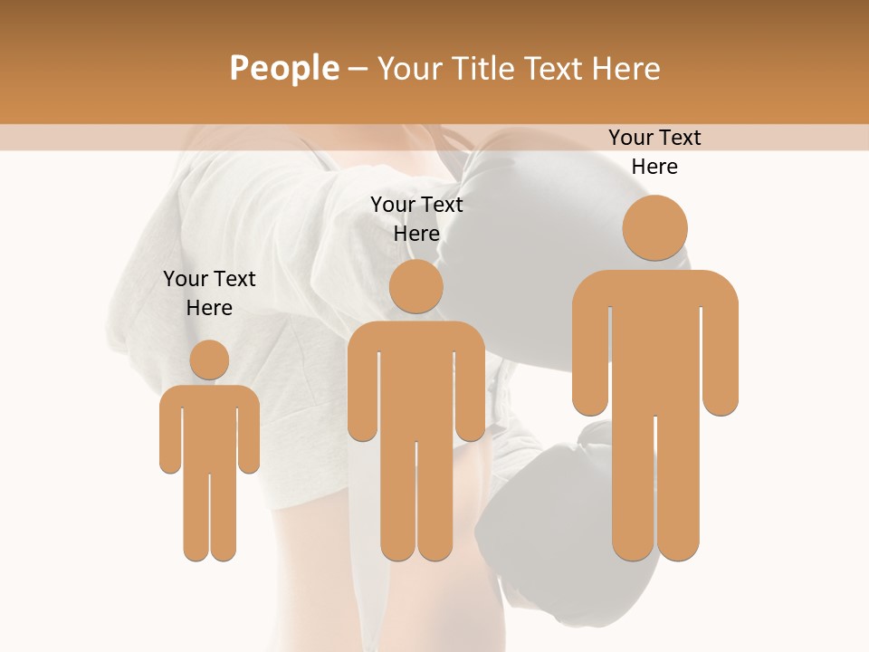 Box Compete Boxer PowerPoint Template