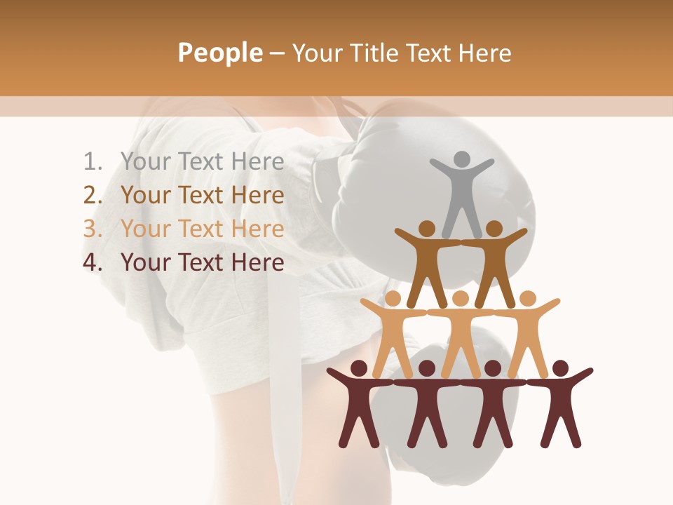 Box Compete Boxer PowerPoint Template