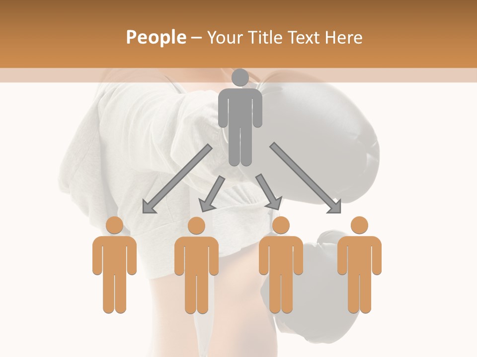 Box Compete Boxer PowerPoint Template