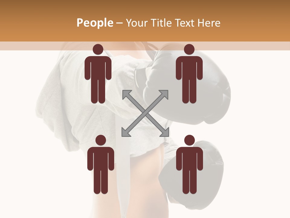 Box Compete Boxer PowerPoint Template