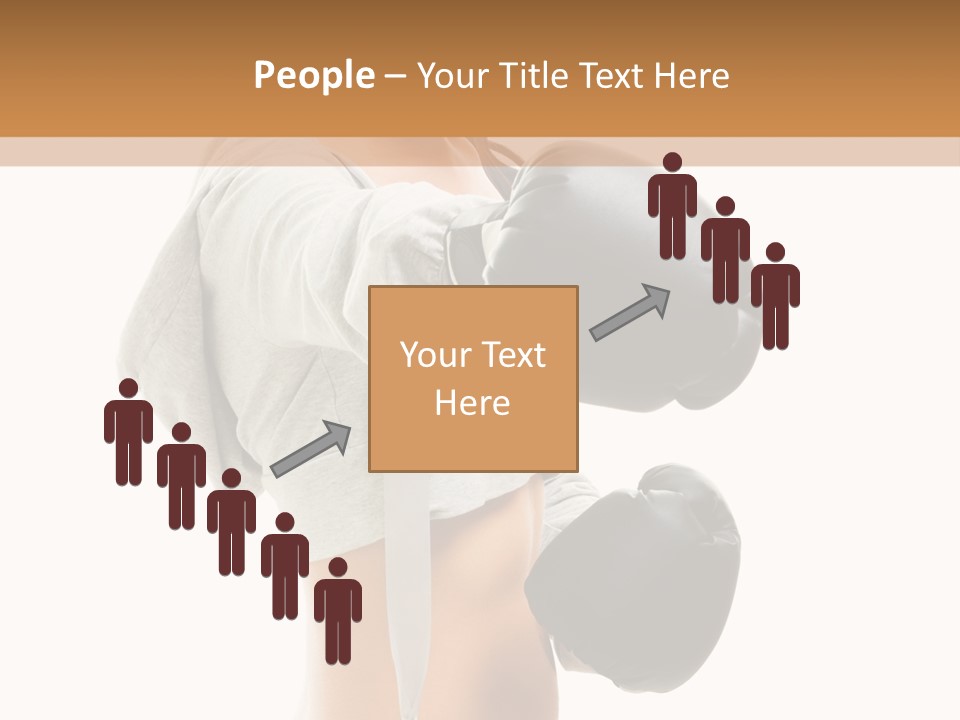 Box Compete Boxer PowerPoint Template