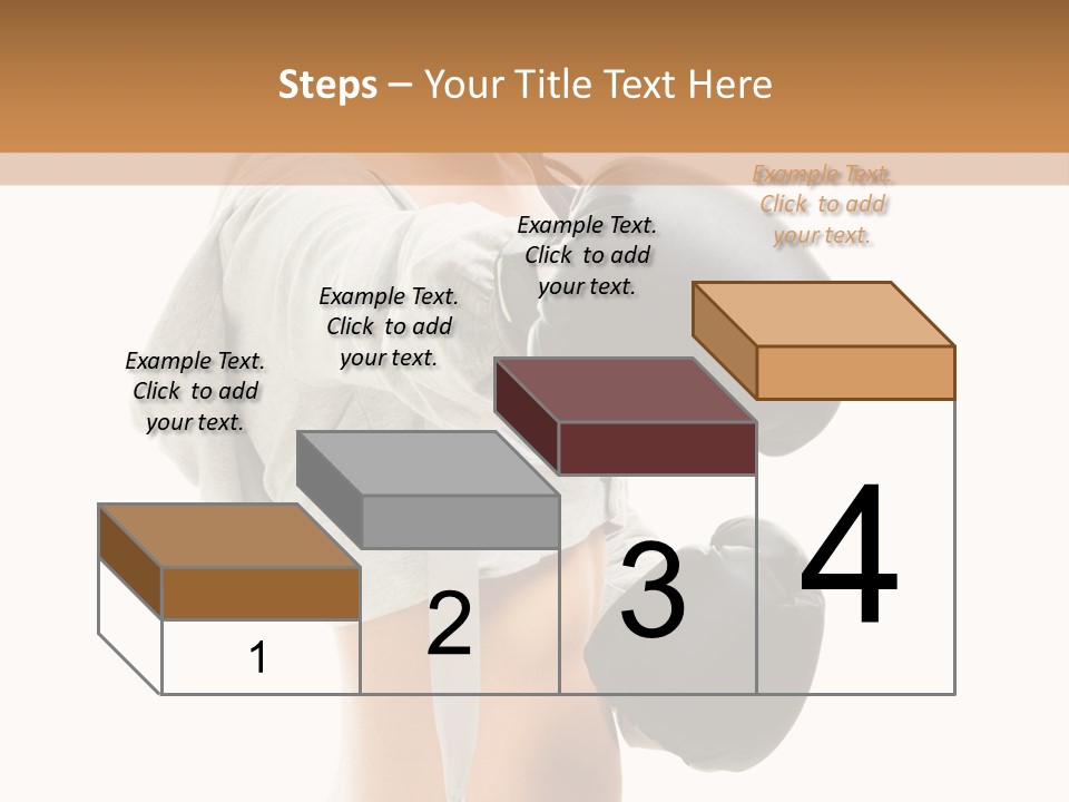 Box Compete Boxer PowerPoint Template