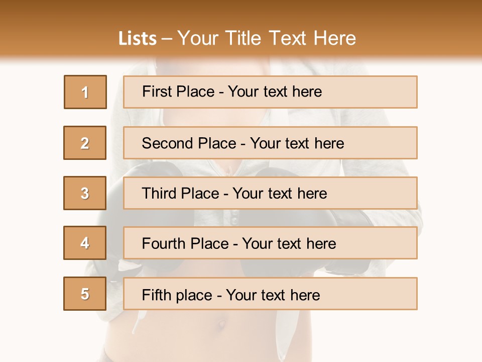 Slim Confident Champion PowerPoint Template