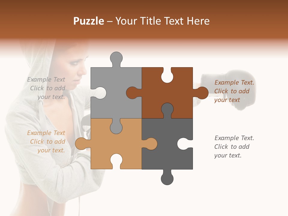 Playful Black Body PowerPoint Template