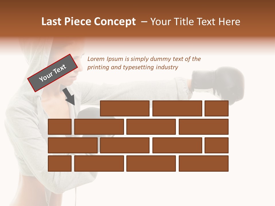 Playful Black Body PowerPoint Template