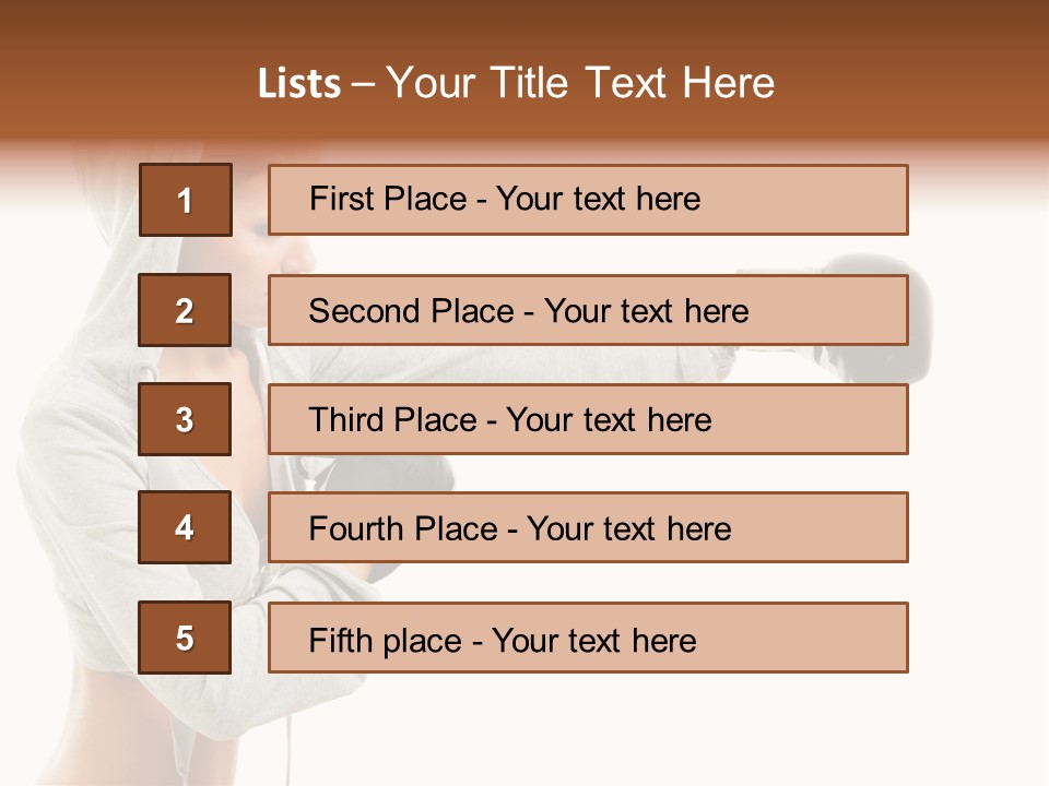 Playful Black Body PowerPoint Template