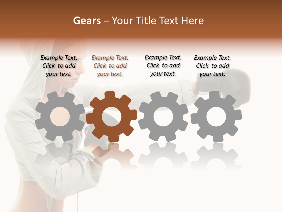 Playful Black Body PowerPoint Template