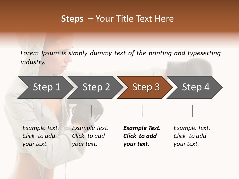Playful Black Body PowerPoint Template